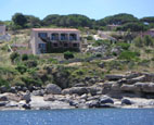 La villa vue de la mer